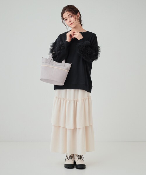 Lee（リー）の「◆【Lee別注】2WAYフロントポケットトートバッグ（トートバッグ・レディース・ボルドー/ベージュ/グレー/ネイビー・00）」の18枚目の写真