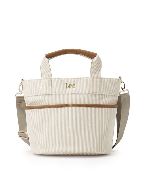 Lee（リー）の「◆【Lee別注】2WAYフロントポケットトートバッグ（トートバッグ・レディース・ボルドー/ベージュ/グレー/ネイビー・00）」の22枚目の写真