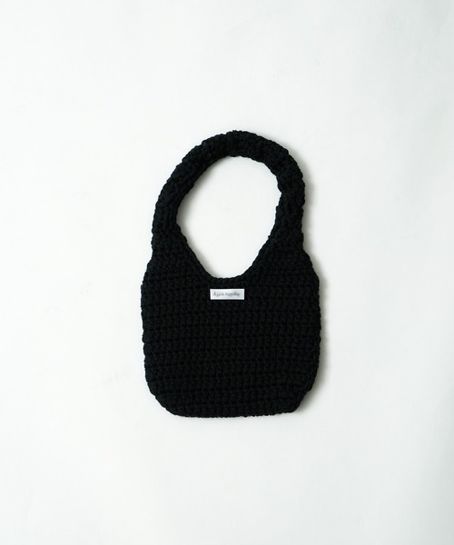 A Little Happiness（アリトルハピネス）の「Knit Bag（ハンドバッグ・レディース・ブラック/グリーン/ピンク/ホワイト・FREE）」の16枚目の写真