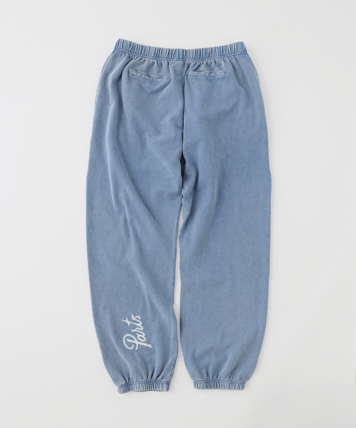 417 EDIFICE（フォーワンセブンエディフィス）の「PARIS BASKETBALL(パリ バスケットボール) 別注 ウォッシュド スウェットパンツ（スウェットパンツ・メンズ・ブルー/ブラック・MEDIUM/LARGE/X-LARGE）」の9枚目の写真