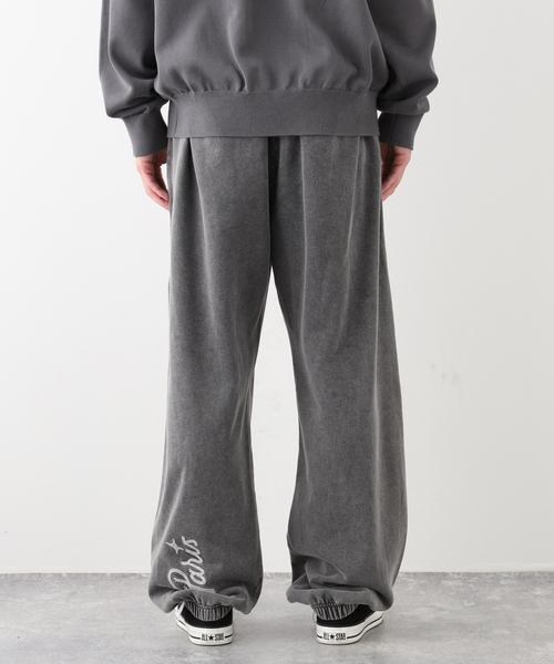 417 EDIFICE（フォーワンセブンエディフィス）の「PARIS BASKETBALL(パリ バスケットボール) 別注 ウォッシュド スウェットパンツ（スウェットパンツ・メンズ・ブルー/ブラック・MEDIUM/LARGE/X-LARGE）」の14枚目の写真