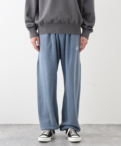 417 EDIFICE（フォーワンセブンエディフィス）の「PARIS BASKETBALL(パリ バスケットボール) 別注 ウォッシュド スウェットパンツ（スウェットパンツ・メンズ・ブルー/ブラック・MEDIUM/LARGE/X-LARGE）」の15枚目の写真