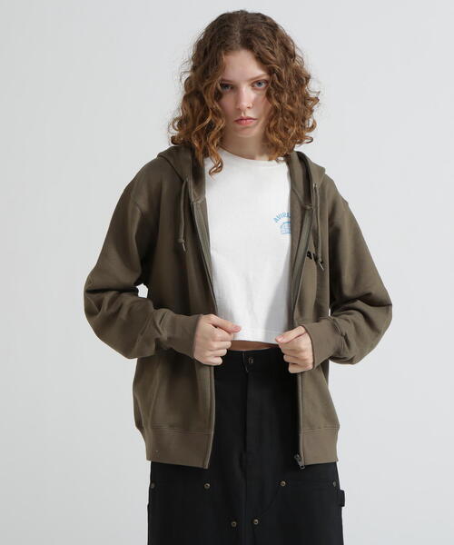 AVIREX(アヴィレックス)の「《WEB&DEPOT限定》USS FORT SNELLING ZIPUP HOODIE(パーカー・メンズ・ブラック/オリーブ系/ホワイト/ピンク・F)」の5枚目の写真