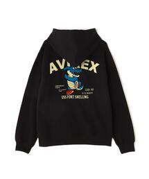 AVIREX(ABbNX)́sWEB&DEPOTtUSS FORT SNELLING ZIPUP HOODIE(p[J[)