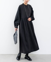 refinedworks | 【refinedworks】 消しプリーツデザインのワンピース(ワンピース)