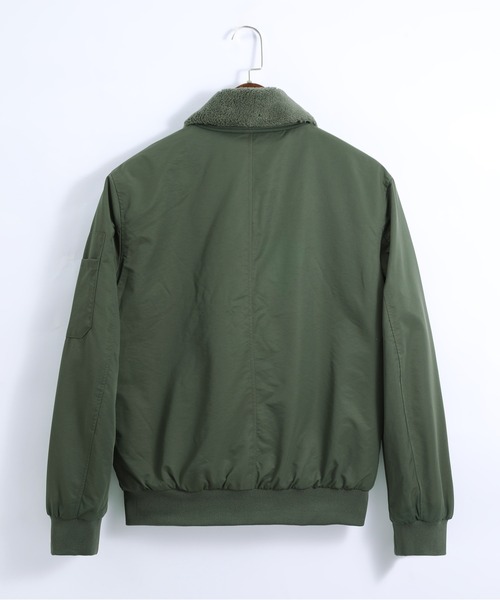 TOBEE（トゥビー）の「【Tobee】フライトジャケット ミリタリーブルゾン ファー取外し可能（ブルゾン・メンズ・グリーン/キャメル/ブラック・LARGE/X-LARGE/MEDIUM）」の13枚目の写真