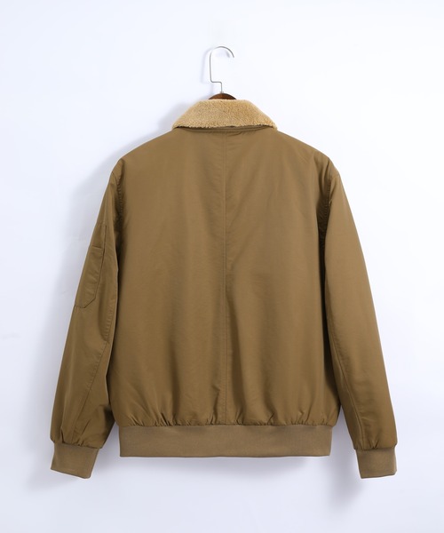 TOBEE（トゥビー）の「【Tobee】フライトジャケット ミリタリーブルゾン ファー取外し可能（ブルゾン・メンズ・グリーン/キャメル/ブラック・LARGE/X-LARGE/MEDIUM）」の17枚目の写真