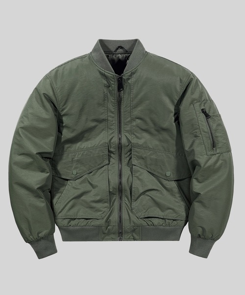 TOBEE（トゥビー）の「【Tobee】フライトジャケット ミリタリーブルゾン ファー取外し可能（ブルゾン・メンズ・グリーン/キャメル/ブラック・LARGE/X-LARGE/MEDIUM）」の6枚目の写真