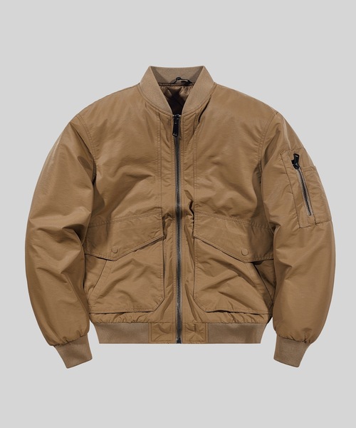 TOBEE（トゥビー）の「【Tobee】フライトジャケット ミリタリーブルゾン ファー取外し可能（ブルゾン・メンズ・グリーン/キャメル/ブラック・LARGE/X-LARGE/MEDIUM）」の10枚目の写真