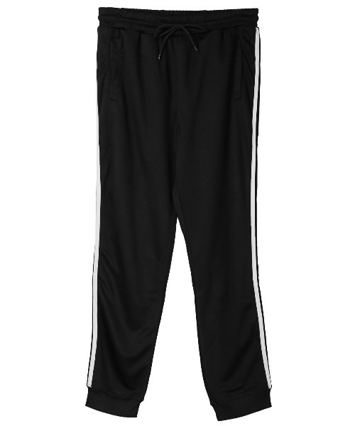 LUXSTYLE（ラグスタイル）の「2本ラインジョガーパンツ（スウェットパンツ・メンズ・ブラックミックス/杢グレー/ブラック・M/L/XL）」の15枚目の写真