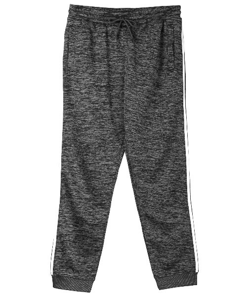 LUXSTYLE（ラグスタイル）の「2本ラインジョガーパンツ（スウェットパンツ・メンズ・ブラックミックス/杢グレー/ブラック・M/L/XL）」の19枚目の写真