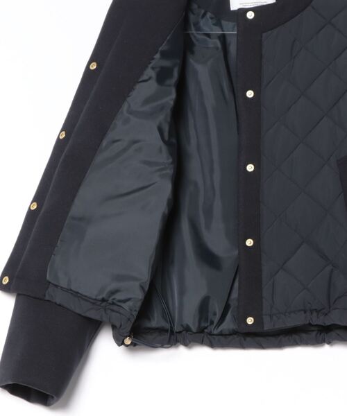 INED キルティングノーカラーブルゾン キルティングノーカラーブルゾン（7144144008） | INED