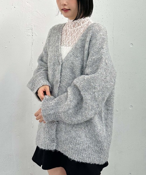 archives（アルシーヴ）の「カットレースハイネックＴＯＰＳ（Tシャツ/カットソー・レディース・ブラック/オフホワイト/グレー・MEDIUM）」の15枚目の写真