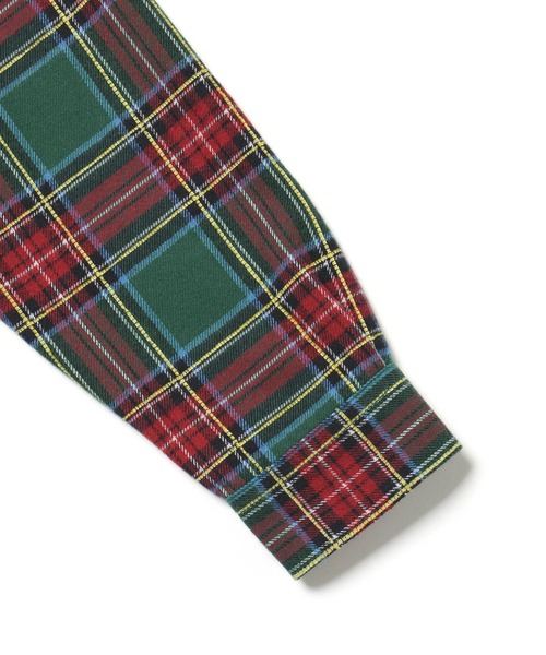  j.n.r.d（ジェー・エヌ・アール・ディー）の「アザーチェックコンビシャツ（シャツ/ブラウス・メンズ・ネイビー/レッド/グリーン・L/LL/M）」の9枚目の写真