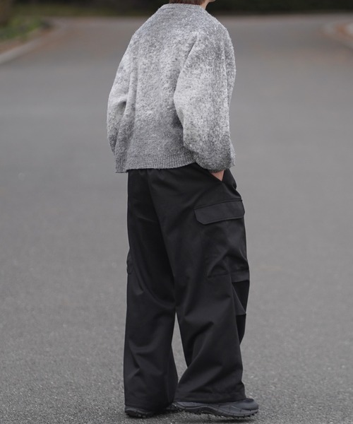 molk（モルク）の「【molk】ウールミックスグラデーションシャギーニット（ニット/セーター・メンズ・グレー/ブラック・XS/S/M）」の20枚目の写真