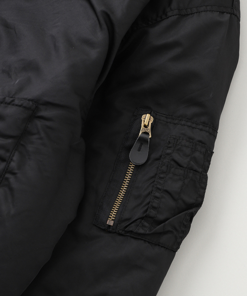 FOSTEX GARMENTS（フォステックスガーメンツ）の「【FOSTEX GARMENTS / フォステックスガーメンツ】MCD ANTIQUE WASH NYLON PADDED BOM（その他アウター・メンズ・ブラック・LARGE/X-LARGE）」の5枚目の写真