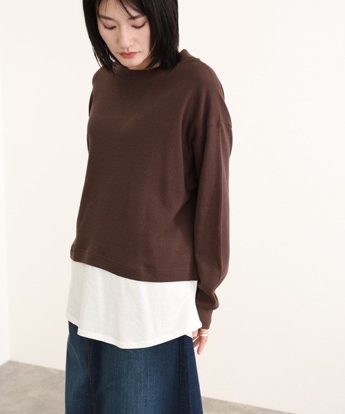 ElegChic(エレグシック)の「ウエストリブセミ タイト デニム スカート (デニムスカート・レディース・ネイビー/ブルー/ネイビー系・M/L/XL/XXL/4L)」の8枚目の写真