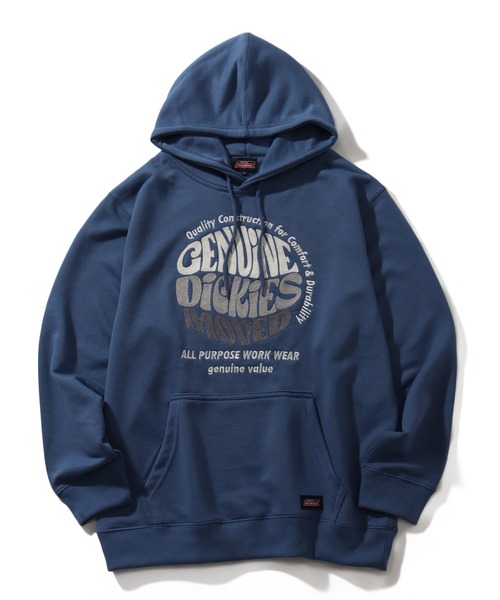 Dickies（ディッキーズ）の「【GENUINE DICKIES/ジェニュインディッキーズ】 裏毛 刺繍＆プリント プルオーバー 長袖 パーカー（パーカー・メンズ・アッシュグレー/ブルー/杢グレー/スミクロ・XL/M/L）」の18枚目の写真