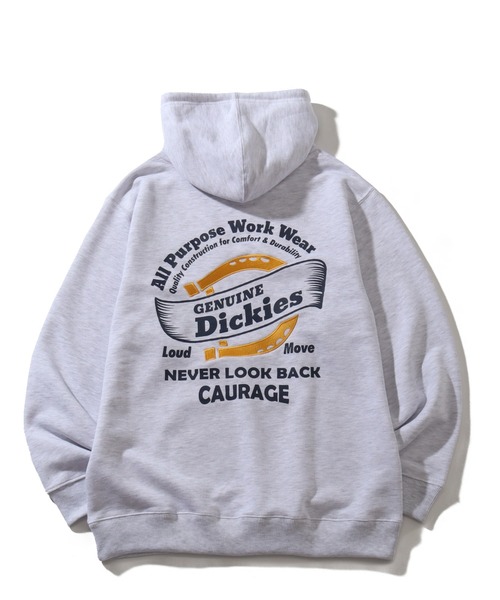 Dickies（ディッキーズ）の「【GENUINE DICKIES/ジェニュインディッキーズ】 裏毛 刺繍＆プリント プルオーバー 長袖 パーカー（パーカー・メンズ・アッシュグレー/ブルー/杢グレー/スミクロ・XL/M/L）」の17枚目の写真