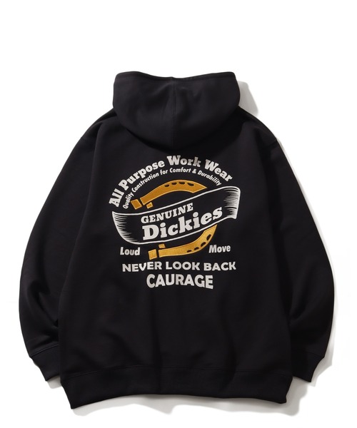 Dickies（ディッキーズ）の「【GENUINE DICKIES/ジェニュインディッキーズ】 裏毛 刺繍＆プリント プルオーバー 長袖 パーカー（パーカー・メンズ・アッシュグレー/ブルー/杢グレー/スミクロ・XL/M/L）」の13枚目の写真