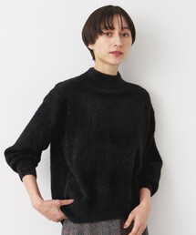 ニット セーター 「ZOZO限定商品」ビジューフェザーニット レディース INGNI（イング）の「【WEB限定】配色襟フェザーニット（ニット