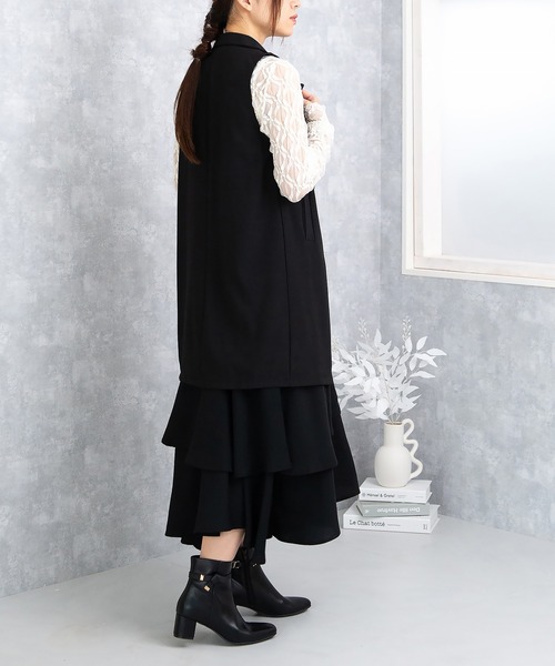 JELLY BEANS(ジェリービーンズ)の「2WAYノットリボンベルトショートブーツ(204-43025)JELLY BEANS(ジェリービーンズ)(ブーツ・レディース・ダークブラウン/ブラック・S/M/L)」の13枚目の写真