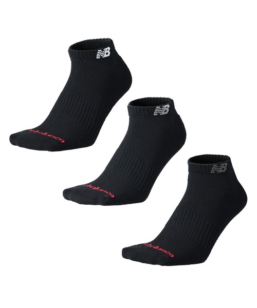 NEW BALANCE（ニューバランス）の「ショートレングス3Pソックス（ソックス/靴下・メンズ・その他/ブラック/ホワイト/その他8/その他2/その他5・MEDIUM/LARGE/X-LARGE）」の2枚目の写真