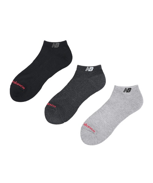 NEW BALANCE（ニューバランス）の「ショートレングス3Pソックス（ソックス/靴下・メンズ・その他/ブラック/ホワイト/その他8/その他2/その他5・MEDIUM/LARGE/X-LARGE）」の9枚目の写真