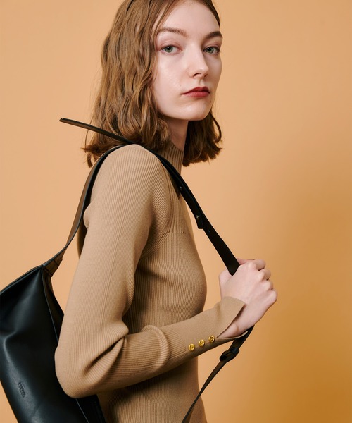 allureville（アルアバイル）の「◇ キリカエリブプルオーバー（ニット/セーター・レディース・ブラック/ベージュ/ライトピンク/ホワイト・2）」の7枚目の写真