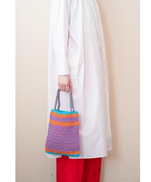 LILA&FLEUR（リラアンドフルール）の「Emma - Hand Bag（トートバッグ・レディース・ネイビー系/パープル系/ブラック系/カーキ系/ピンク系/オレンジ系・ONE SIZE）」の8枚目の写真
