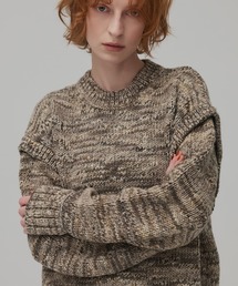 PUBLIC TOKYO | ロービングミックスカラーニット(ニット/セーター)