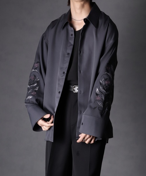 welise/ウェライズ】HANASODE-アームボタンスリット袖刺繍デザイン