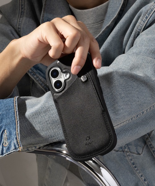 セール】iPhone 16/16Pro/15/14/13 専用 iFace First Class カード