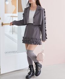 MAJESTIC LEGON | ブローチセットホイップフリルジャケット(その他アウター)
