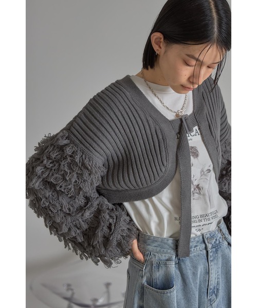ループニットボレロカーディガン（カーディガン/ボレロ）｜&. NOSTALGIA（アンドドットノスタルジア）