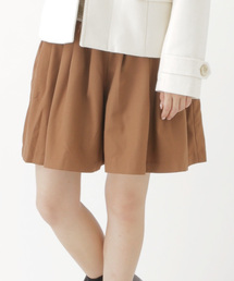 earth music&ecology | ベルト付きタックキュロットパンツ(その他パンツ)