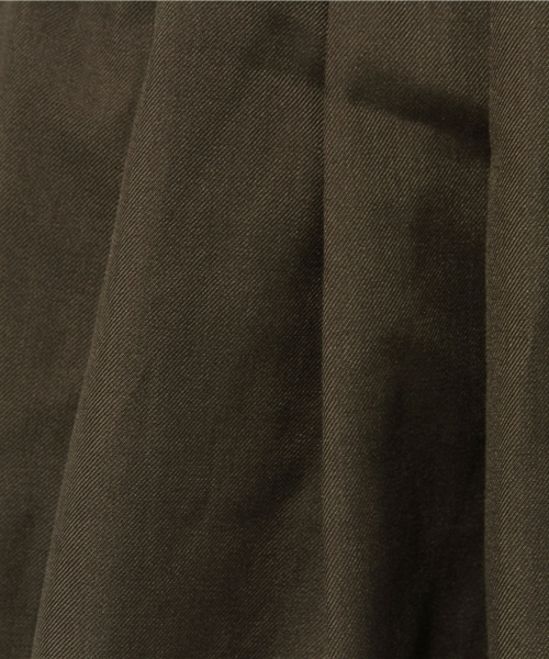 earth music&ecology（アースミュージックアンドエコロジー）の「ベルト付きタックキュロットパンツ（その他パンツ・レディース・カーキ/ネイビー/ウッド/キャメル・FREE）」の6枚目の写真