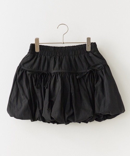 BLANK　（ブランク）の「▲Ribbon Balloon Mini Skirt / リボンバルーンミニスカート（スカート・レディース・ピンク/ブラック/ホワイト/ナチュラル/ベージュ・FREE）」の3枚目の写真