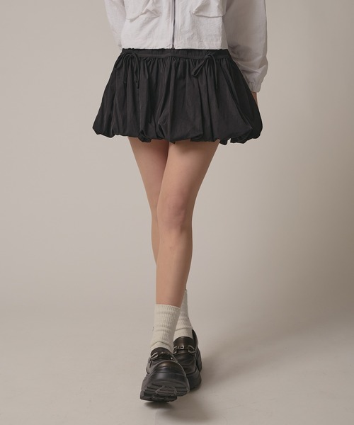 BLANK　（ブランク）の「▲Ribbon Balloon Mini Skirt / リボンバルーンミニスカート（スカート・レディース・ピンク/ブラック/ホワイト/ナチュラル/ベージュ・FREE）」の21枚目の写真