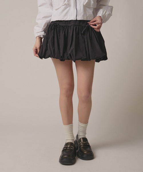 セール】△Ribbon Balloon Mini Skirt / リボンバルーンミニスカート
