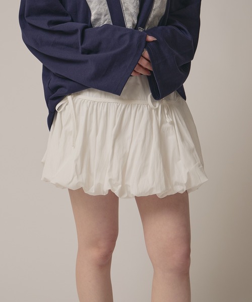 BLANK　（ブランク）の「▲Ribbon Balloon Mini Skirt / リボンバルーンミニスカート（スカート・レディース・ピンク/ブラック/ホワイト/ナチュラル/ベージュ・FREE）」の14枚目の写真