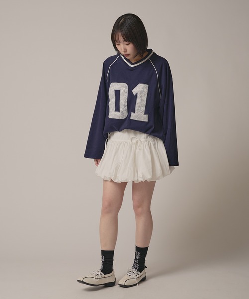 BLANK　（ブランク）の「▲Ribbon Balloon Mini Skirt / リボンバルーンミニスカート（スカート・レディース・ピンク/ブラック/ホワイト/ナチュラル/ベージュ・FREE）」の19枚目の写真