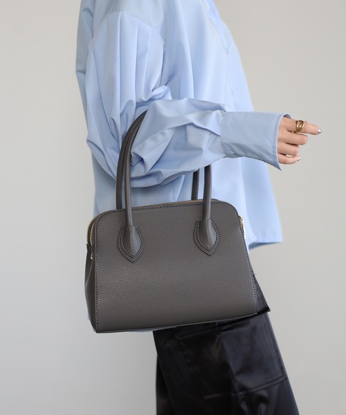 グッシオベーシック】ミニボストンバッグ 2WAY ショルダー付