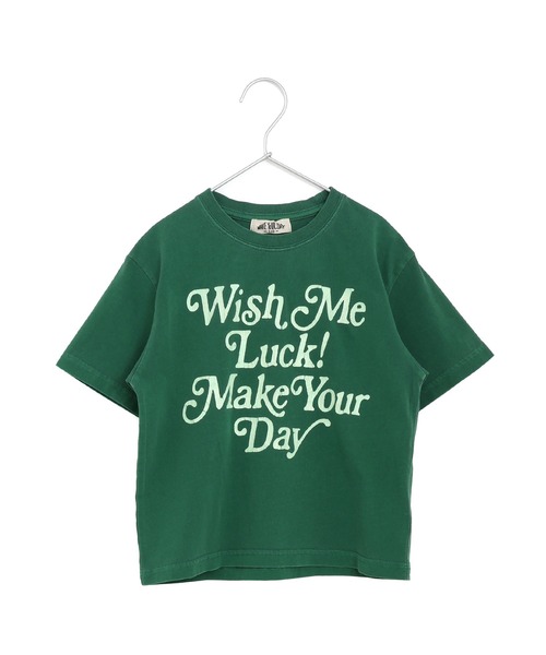 MAKE YOUR DAY(メイクユアデイ)の「ビンテージロゴ半袖Tシャツ■パパサイズ(Tシャツ/カットソー・メンズ・ブラウン/グリーン/ネイビー・M/L)」の1枚目の写真