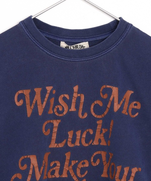MAKE YOUR DAY(メイクユアデイ)の「ビンテージロゴ半袖Tシャツ■パパサイズ(Tシャツ/カットソー・メンズ・ブラウン/グリーン/ネイビー・M/L)」の10枚目の写真