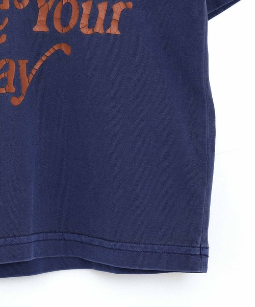 MAKE YOUR DAY(メイクユアデイ)の「ビンテージロゴ半袖Tシャツ■パパサイズ(Tシャツ/カットソー・メンズ・ブラウン/グリーン/ネイビー・M/L)」の13枚目の写真