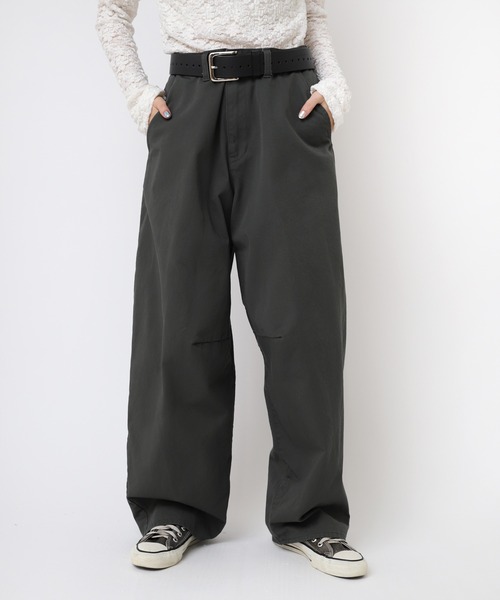 RNA（アールエヌエー）の「R4309 ワイドレッグチノ（チノパンツ・レディース・ベージュ/グレー/ブラック・MEDIUM）」の4枚目の写真