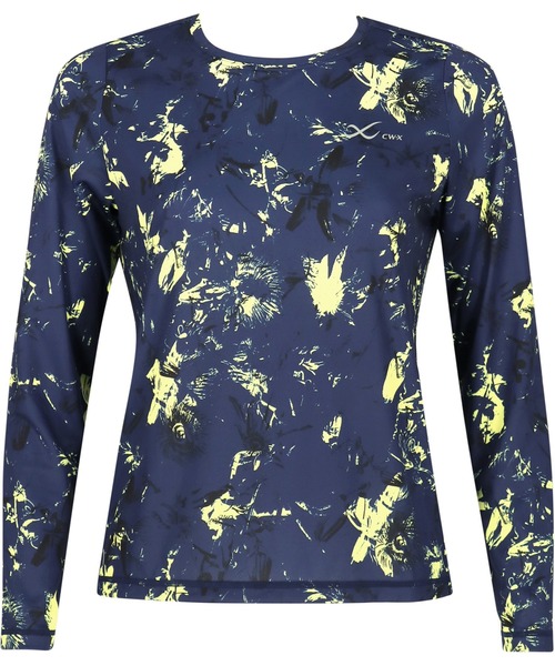 CW-X(シーダブリューエックス)の「「薄軽ランニングシャツ」 長袖(Tシャツ/カットソー・レディース・イエロー/ブラック/グレー/アイボリー・LL/L/M/S)」の4枚目の写真