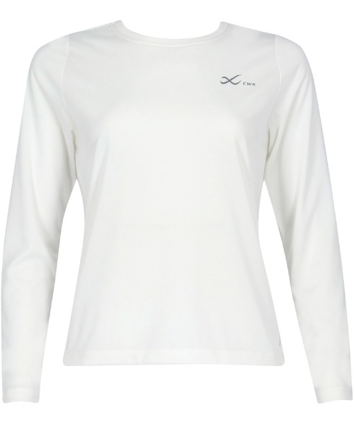 CW-X(シーダブリューエックス)の「「薄軽ランニングシャツ」 長袖(Tシャツ/カットソー・レディース・イエロー/ブラック/グレー/アイボリー・LL/L/M/S)」の2枚目の写真