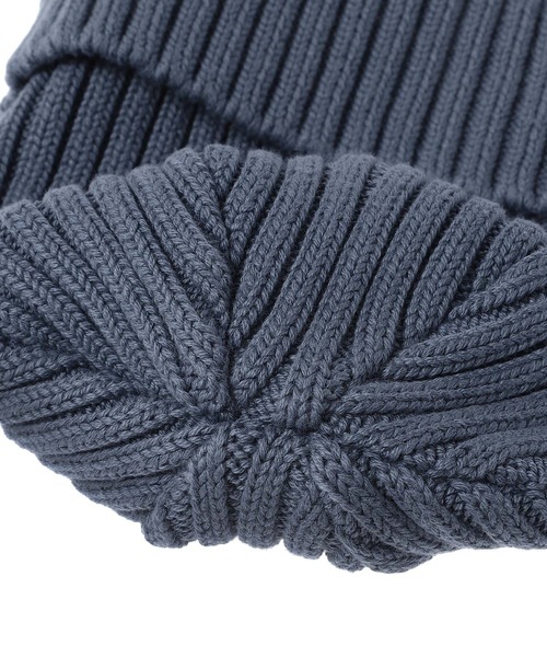 KIJIMA TAKAYUKI（キジマ　タカユキ）の「KIJIMA TAKAYUKI COTTON WATCH CAP EKN-001A（ニットキャップ/ビーニー・レディース・イエロー/ブラック/ブルー・ONE SIZE）」の7枚目の写真